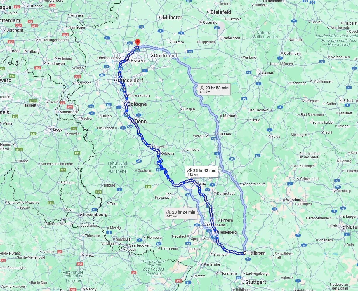 Anreise von Heilbronn Zu Recklinghausen Über 