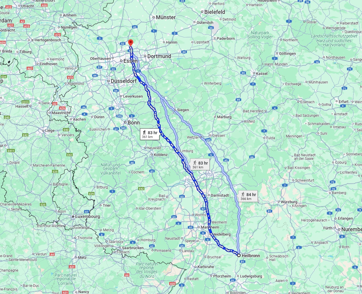 Anreise von Heilbronn Zu Recklinghausen Über 