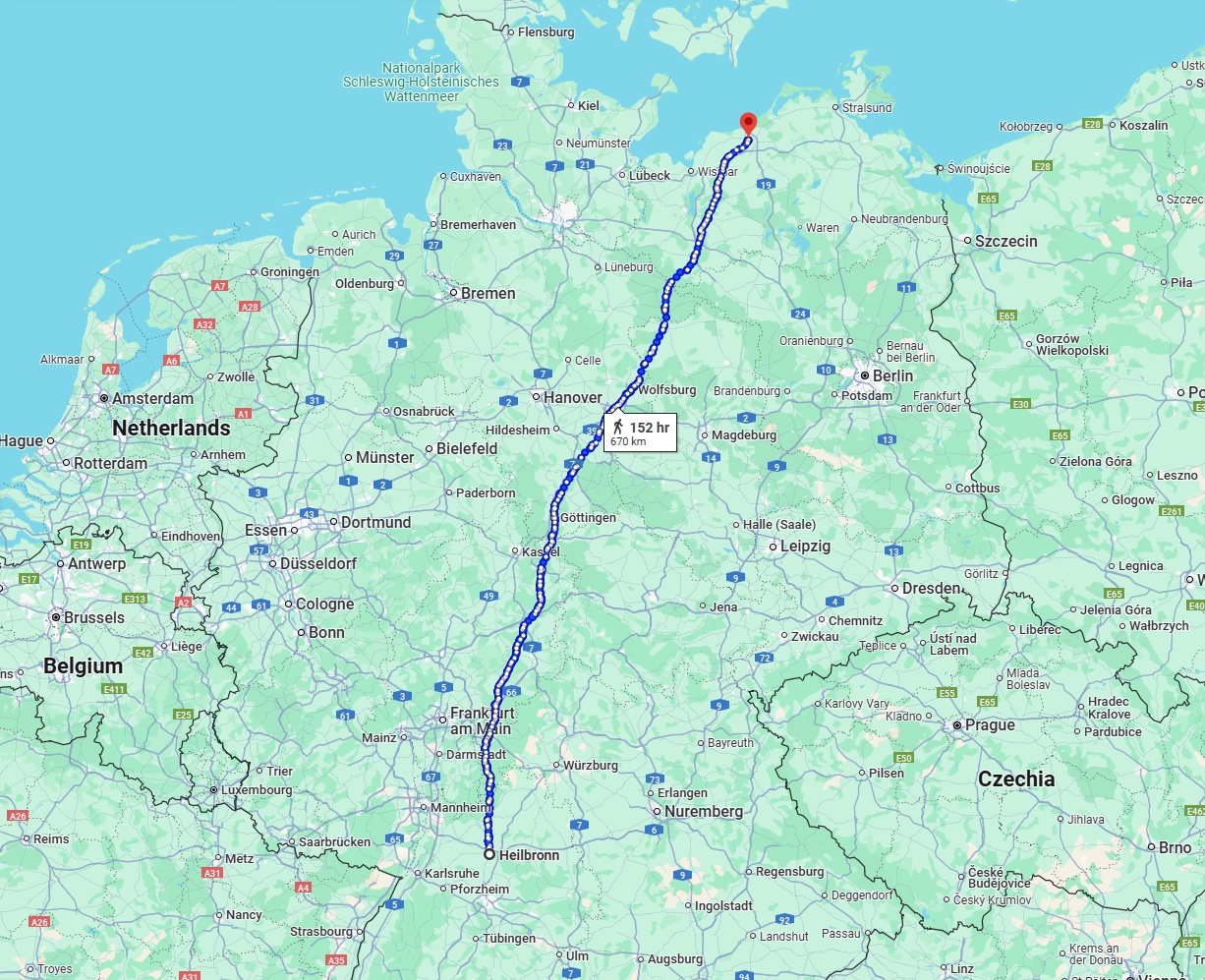 Anreise von Heilbronn Zu Rostock Über 