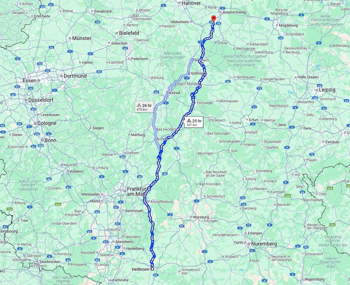 Anreise von Heilbronn Zu Salzgitter Über 
