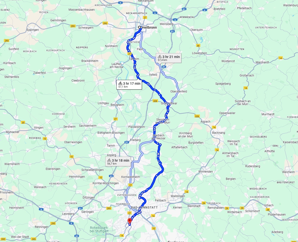 Anreise von Heilbronn Zu Stuttgart Über 
