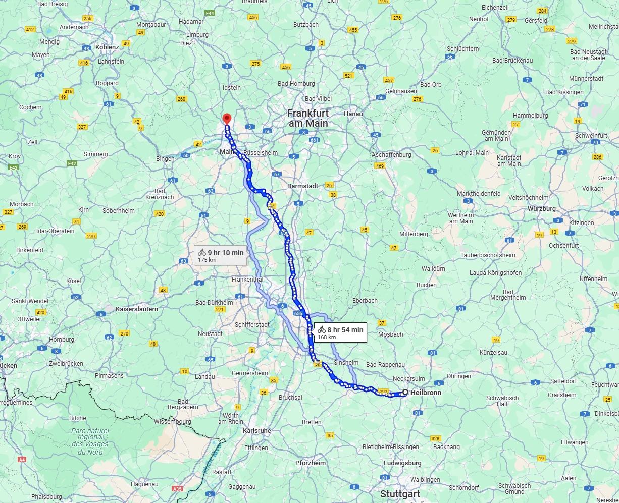 Anreise von Heilbronn Zu Wiesbaden Über 