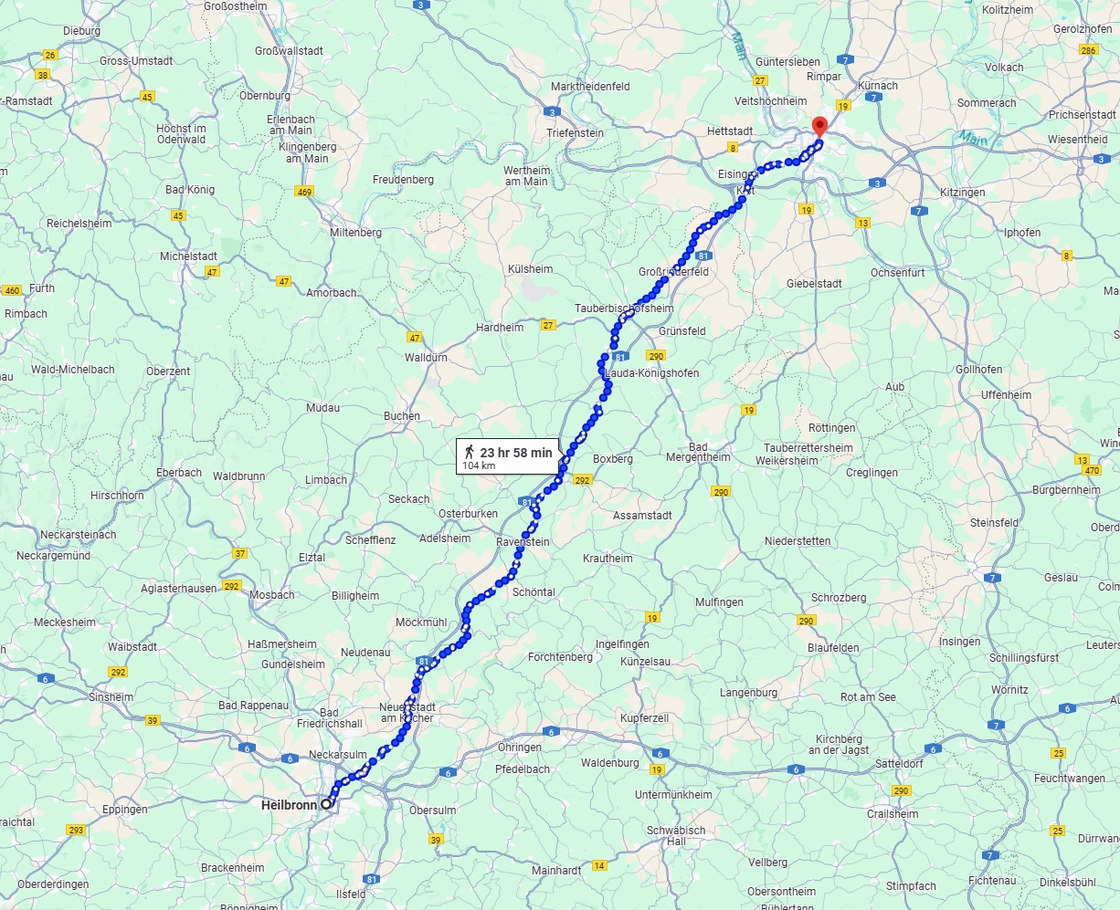 Anreise von Heilbronn Zu Würzburg Über 
