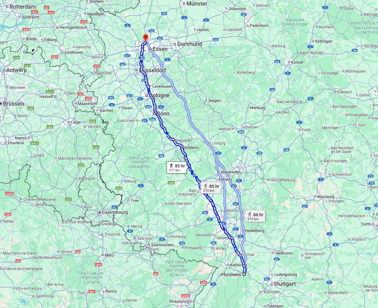 Anreise von Pforzheim Zu Bottrop Über 