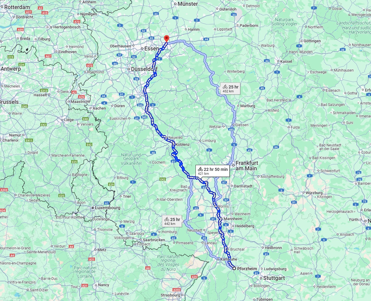 Anreise von Pforzheim Zu Dortmund Über 