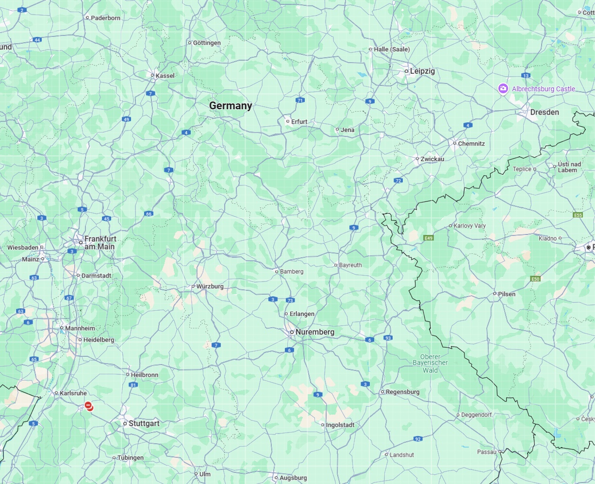 Anreise von Pforzheim Zu Dresden Über via A6