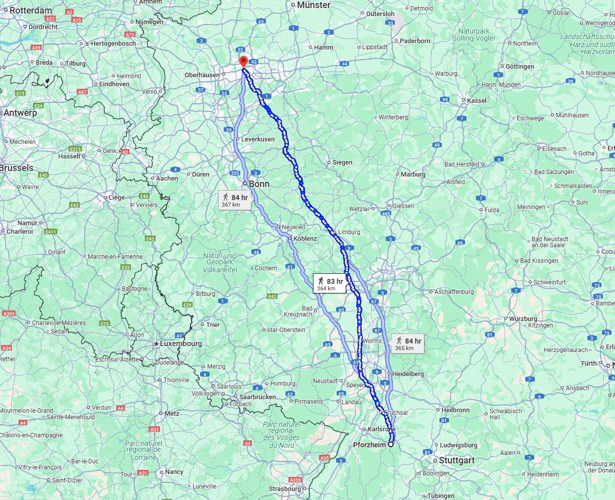Anreise von Pforzheim Zu Gelsenkirchen Über 