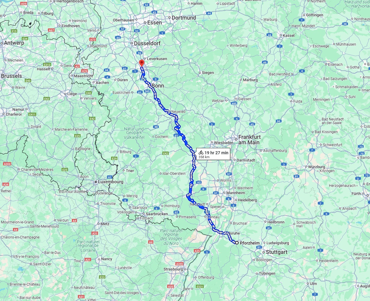 Anreise von Pforzheim Zu Köln Über 
