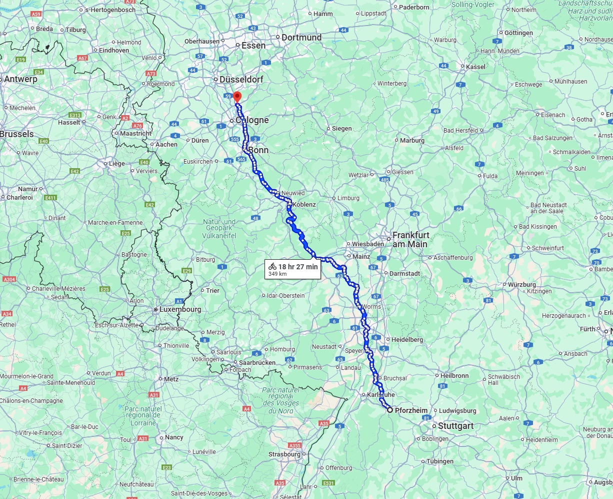 Anreise von Pforzheim Zu Leverkusen Über 