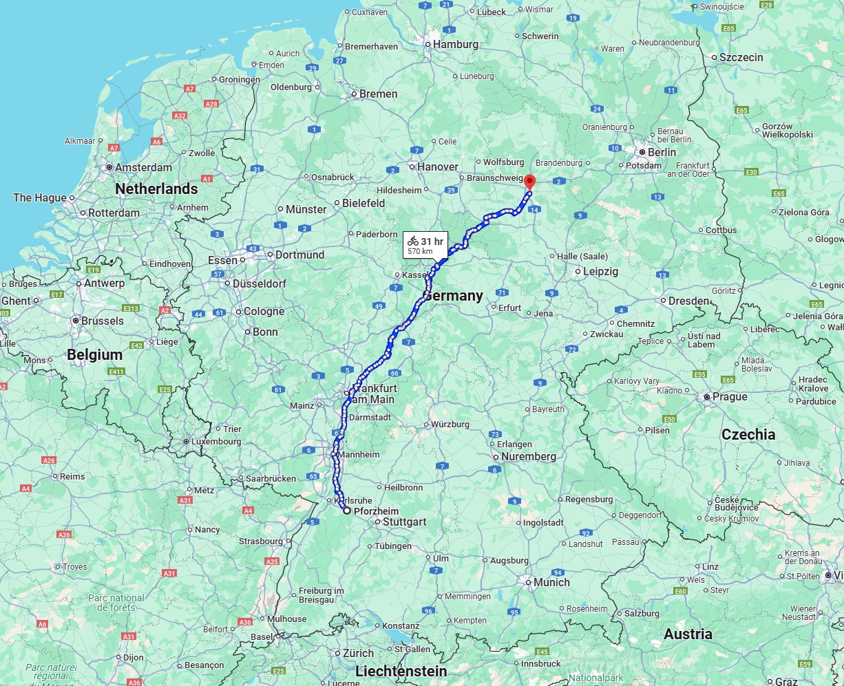 Anreise von Pforzheim Zu Magdeburg Über 