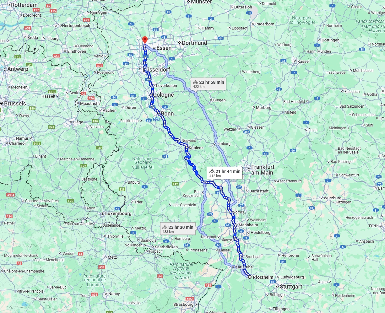 Anreise von Pforzheim Zu Oberhausen Über 