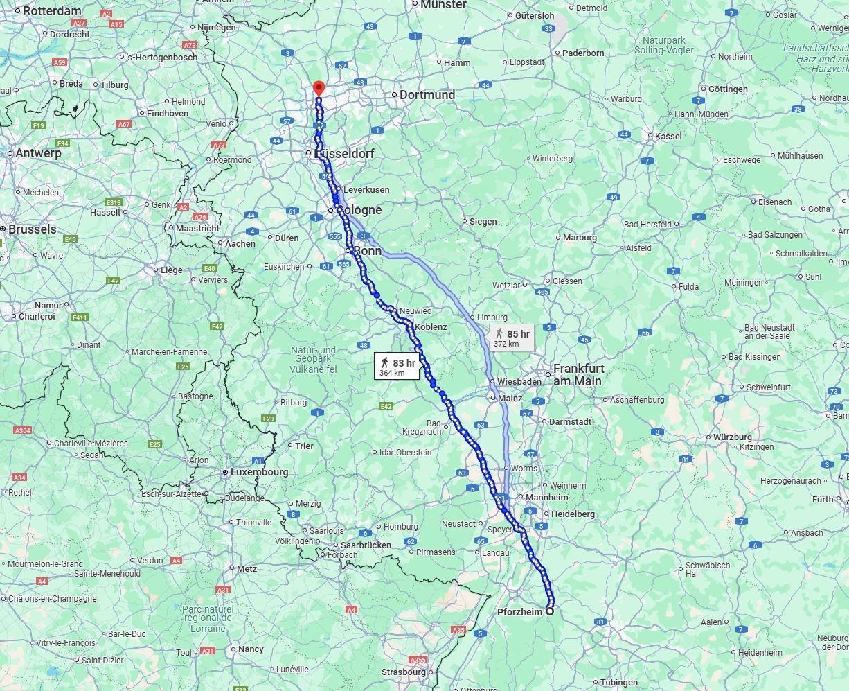 Anreise von Pforzheim Zu Oberhausen Über 