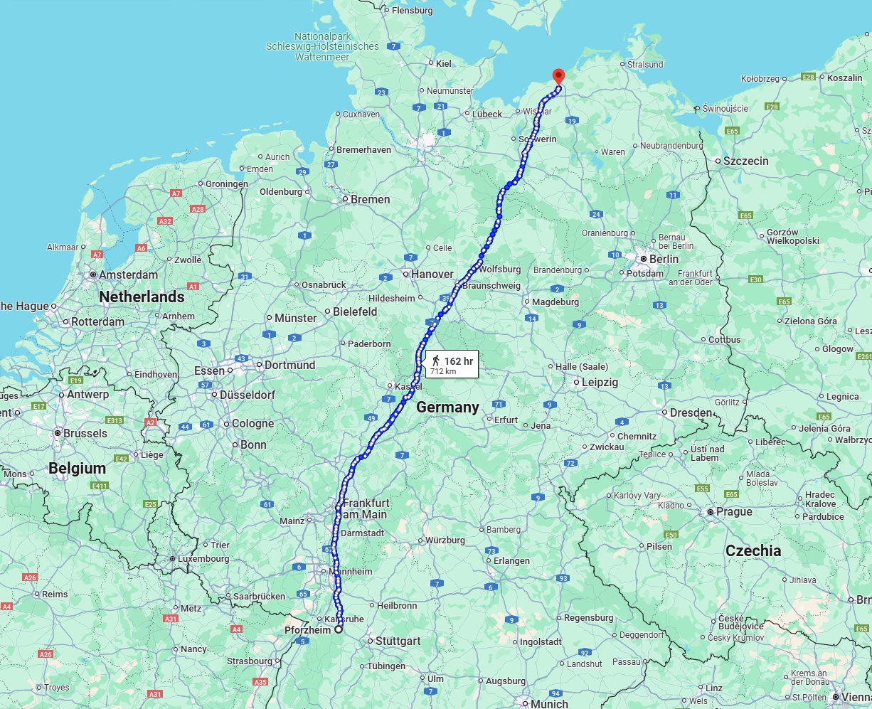 Anreise von Pforzheim Zu Rostock Über 