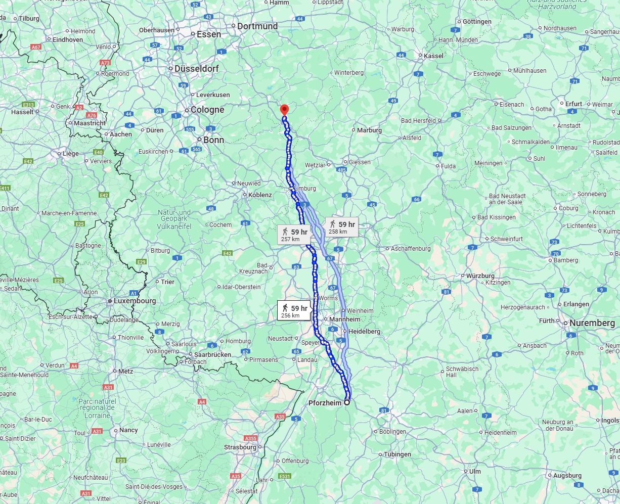 Anreise von Pforzheim Zu Siegen Über 