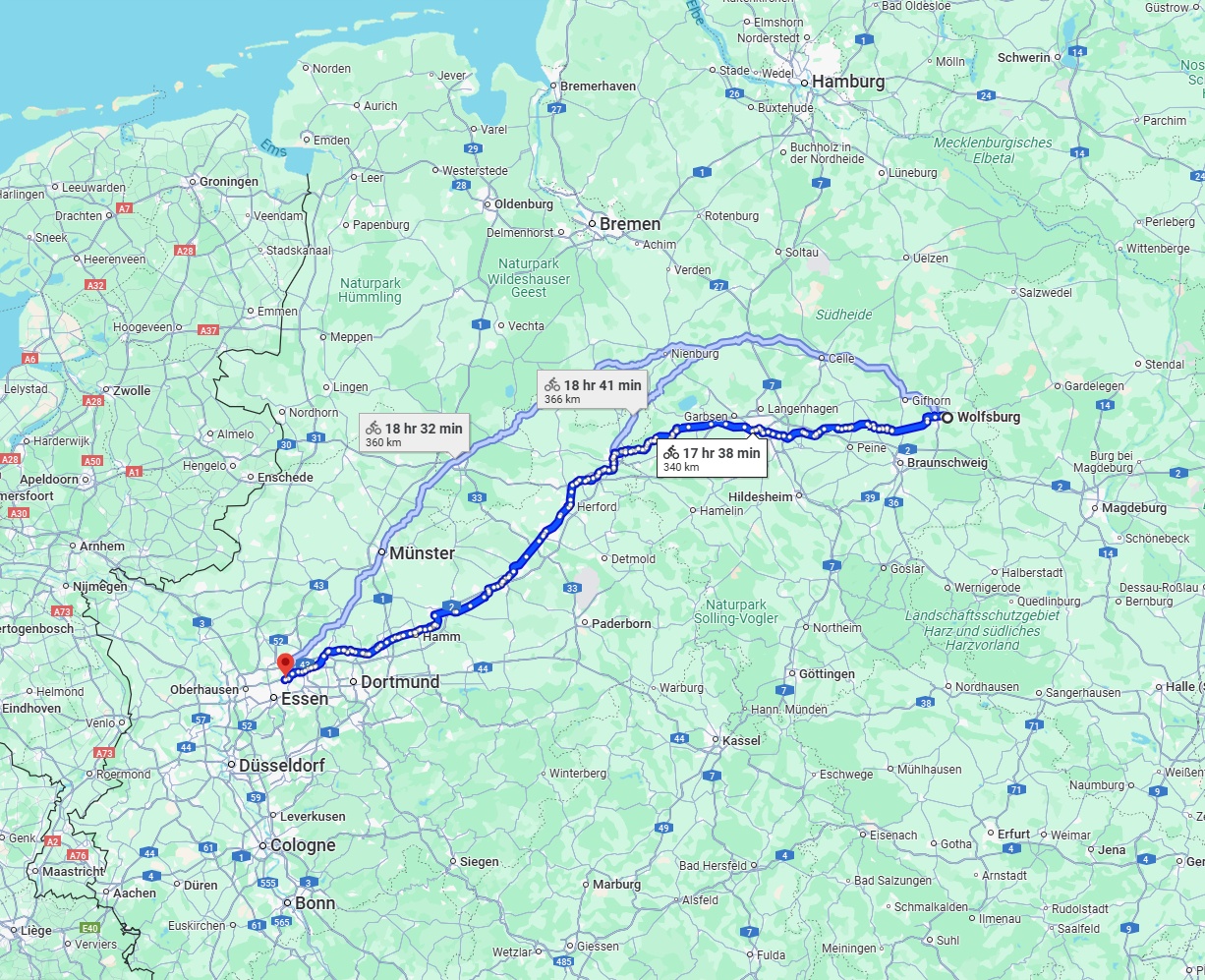 Anreise von Wolfsburg Zu Gelsenkirchen Über 