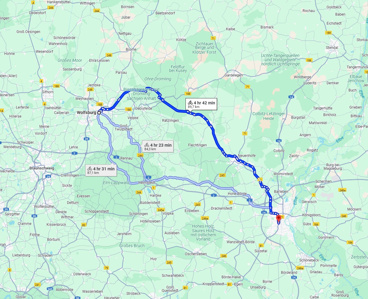 Anreise von Wolfsburg Zu Magdeburg Über 