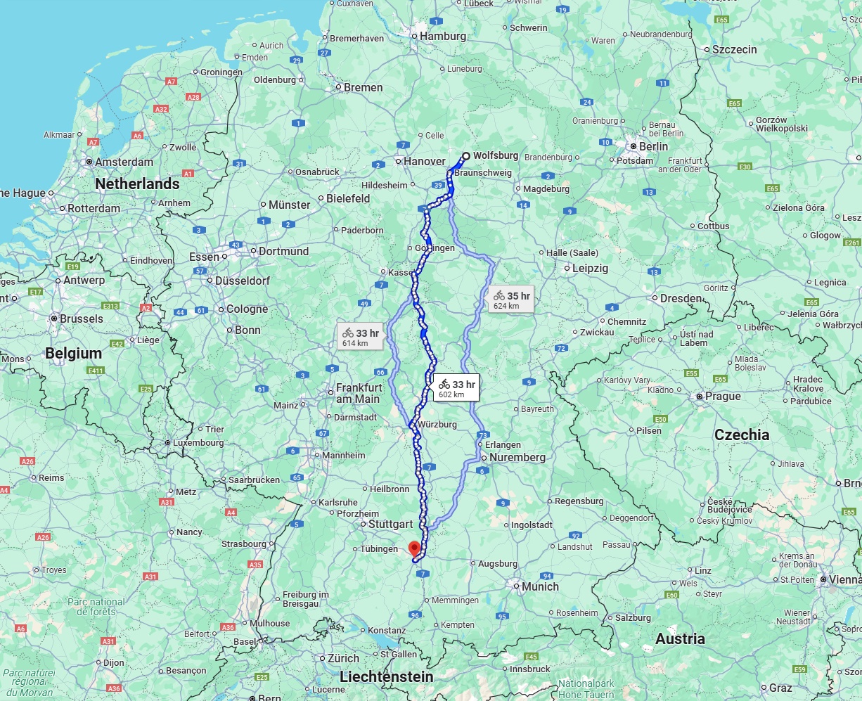 Anreise von Wolfsburg Zu Ulm Über 