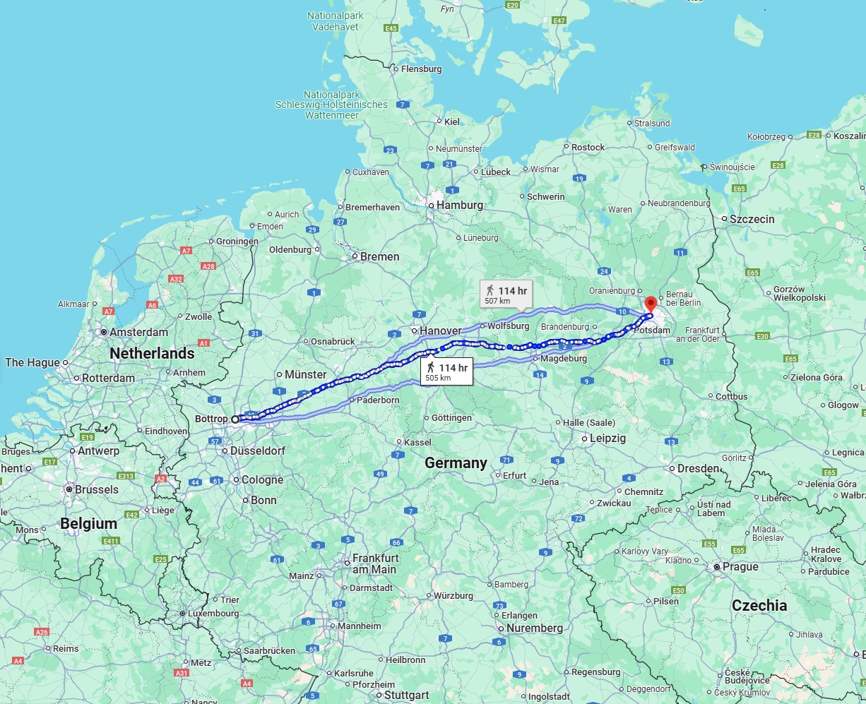 Anreise von Bottrop Zu Berlin Über 