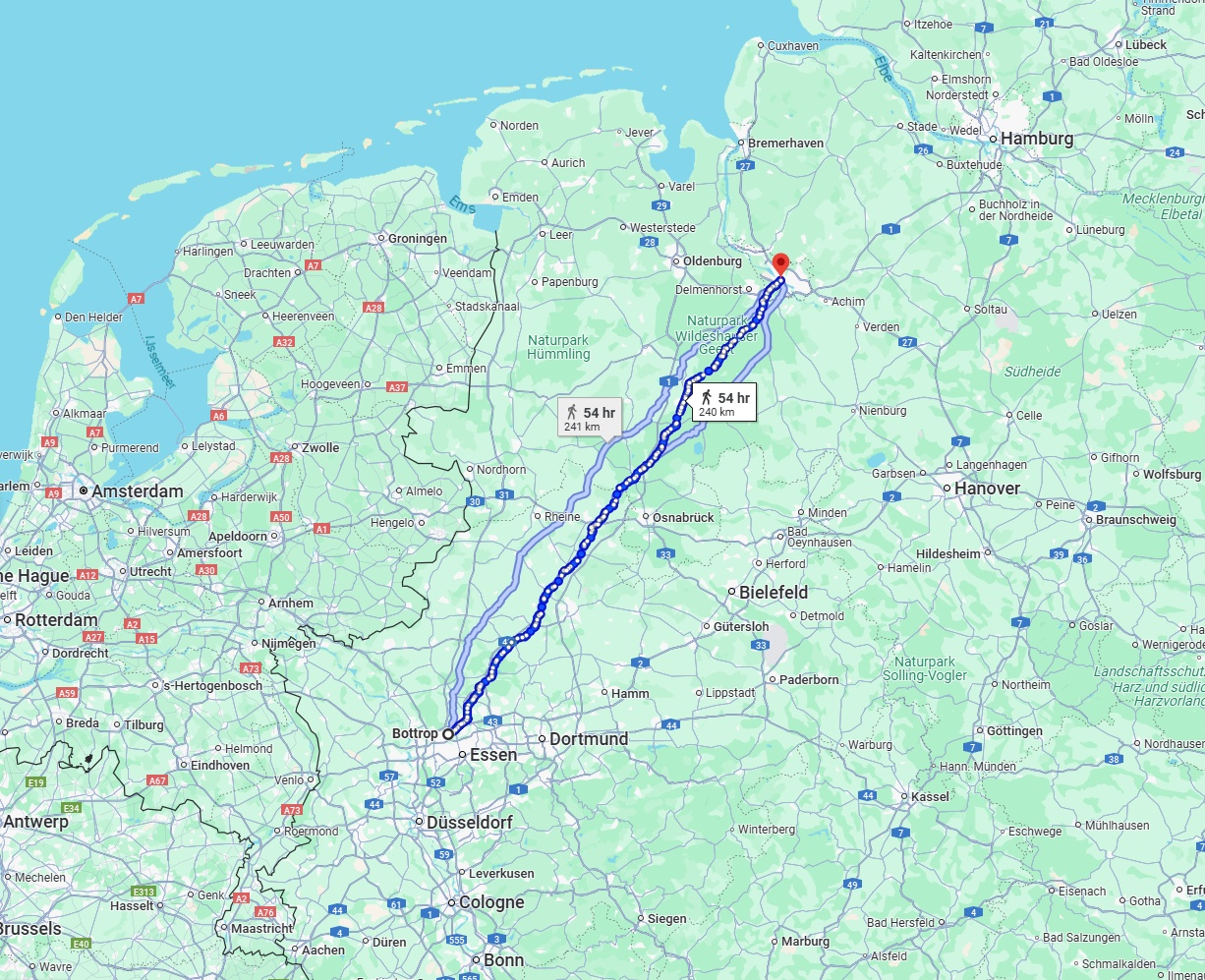 Anreise von Bottrop Zu Bremen Über 