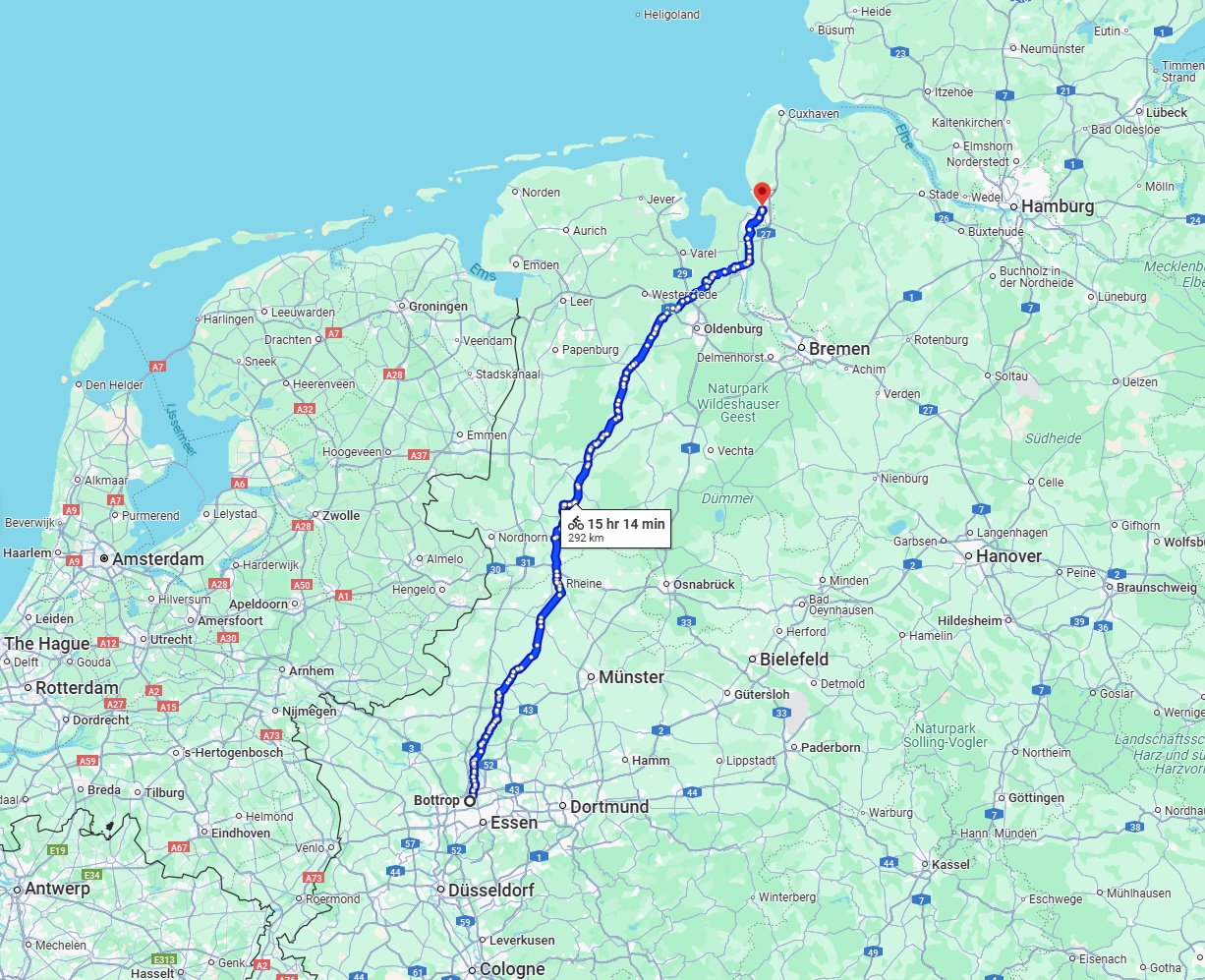 Anreise von Bottrop Zu Bremerhaven Über 