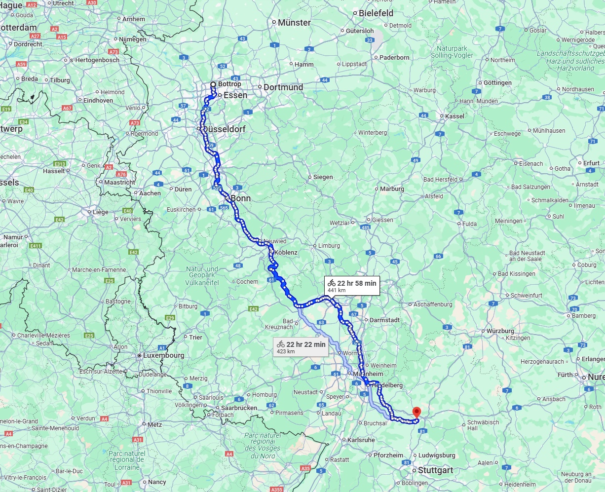 Anreise von Bottrop Zu Heilbronn Über 