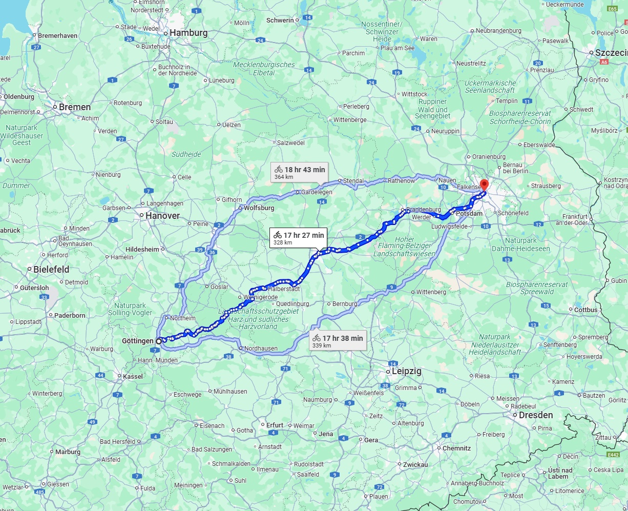 Anreise von Göttingen Zu Berlin Über 