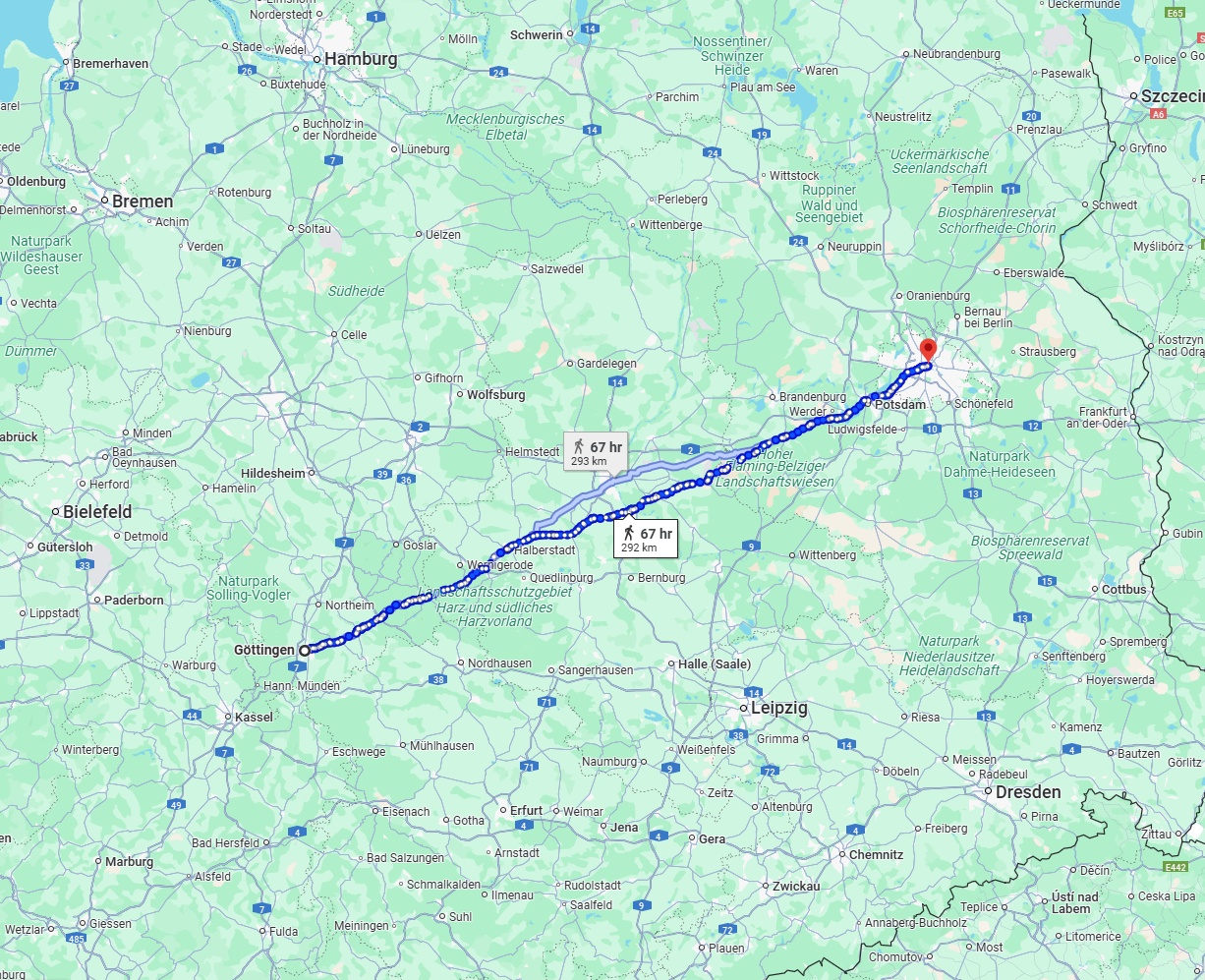 Anreise von Göttingen Zu Berlin Über 