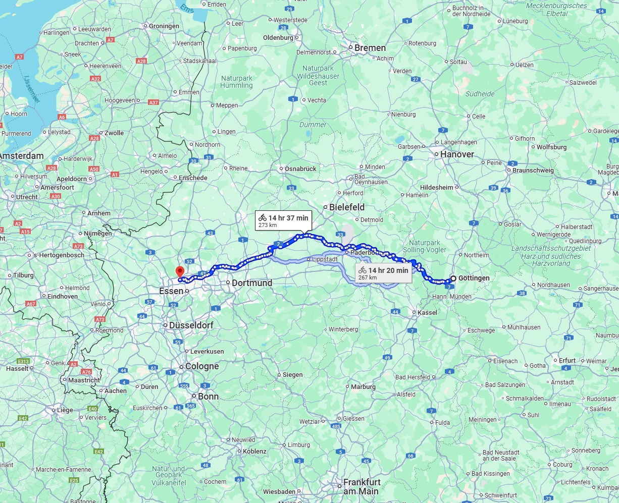 Anreise von Göttingen Zu Bottrop Über 
