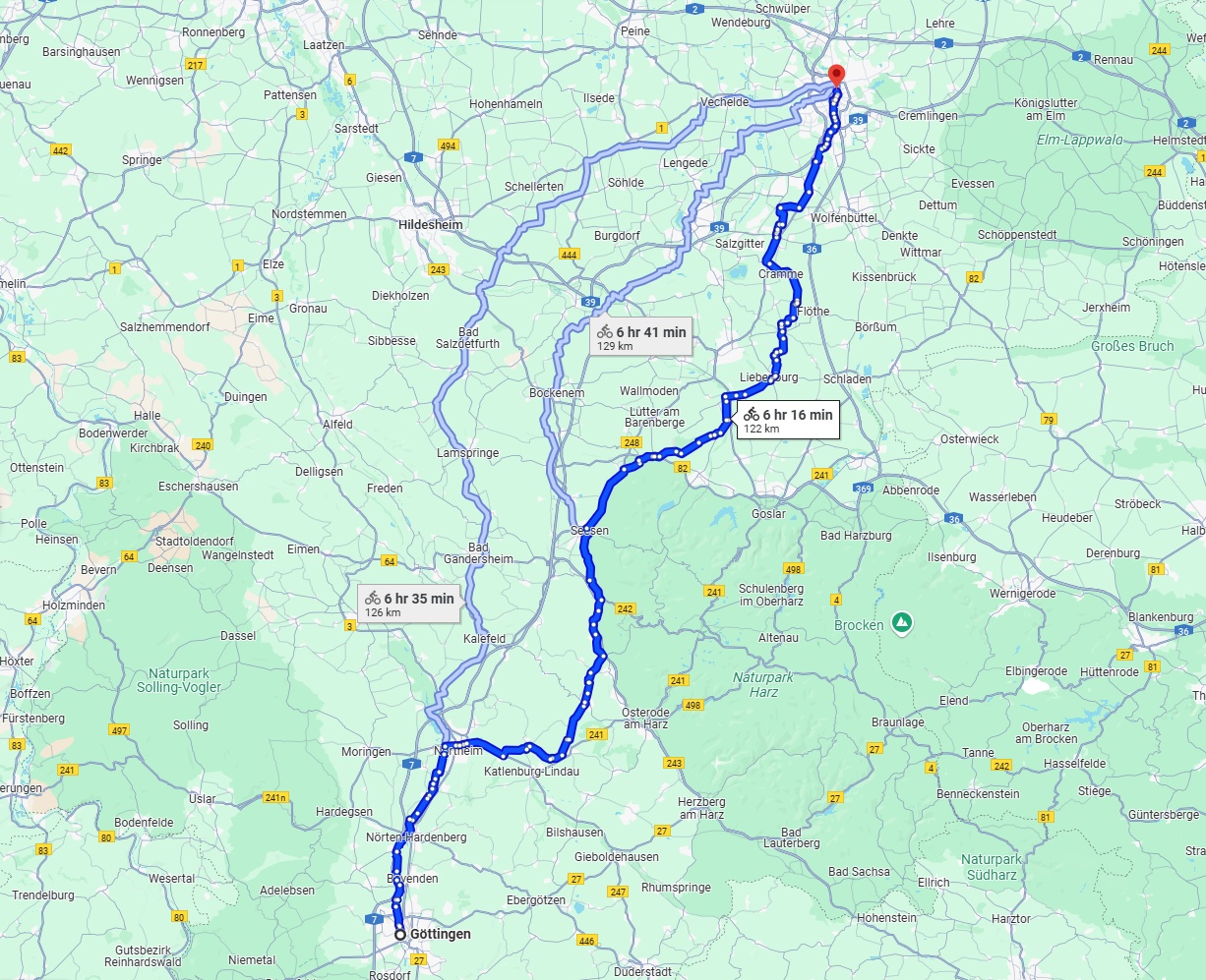 Anreise von Göttingen Zu Braunschweig Über 