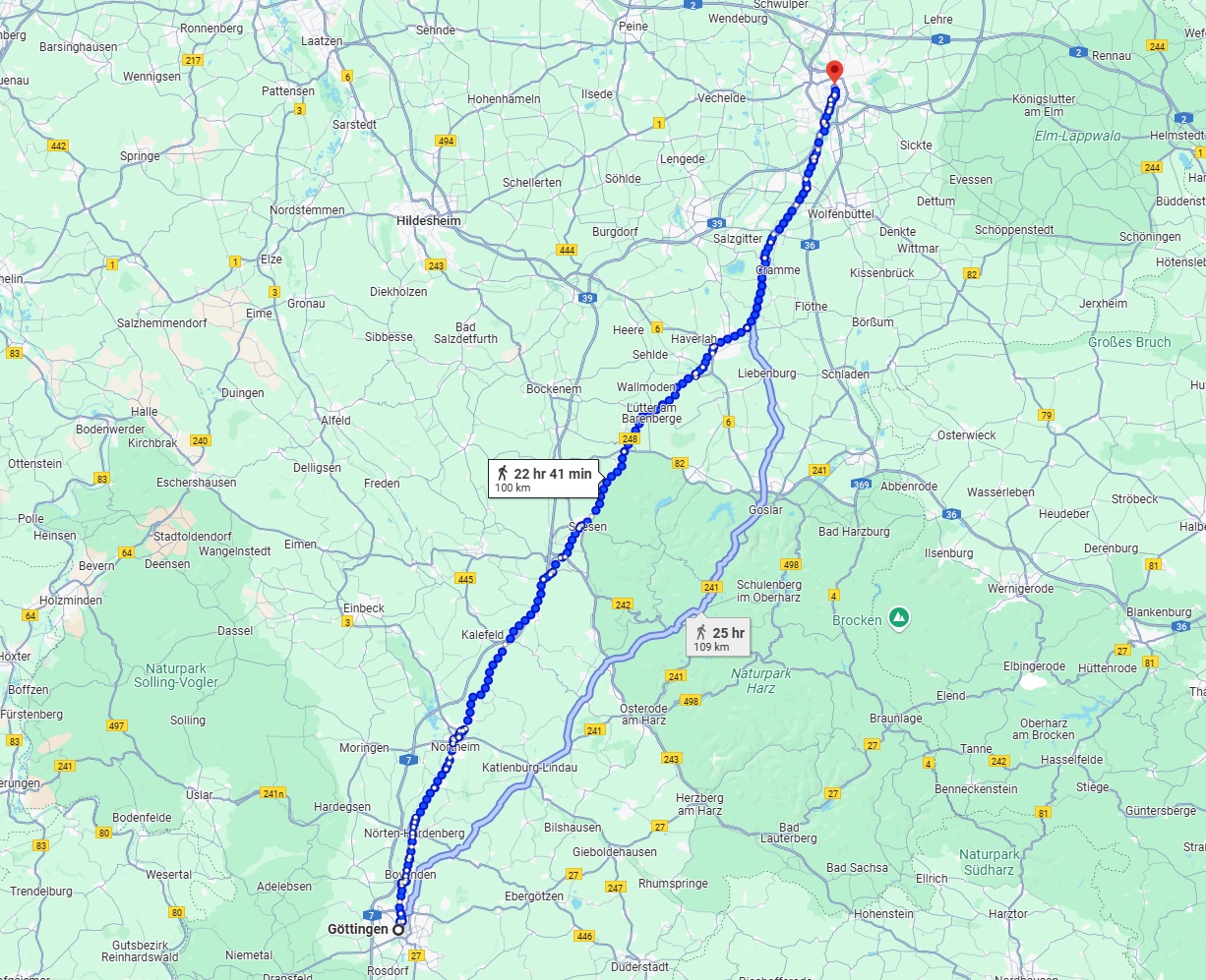 Anreise von Göttingen Zu Braunschweig Über 