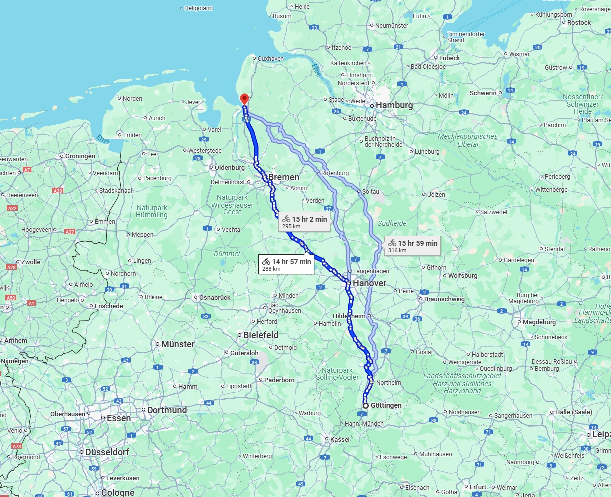 Anreise von Göttingen Zu Bremerhaven Über 