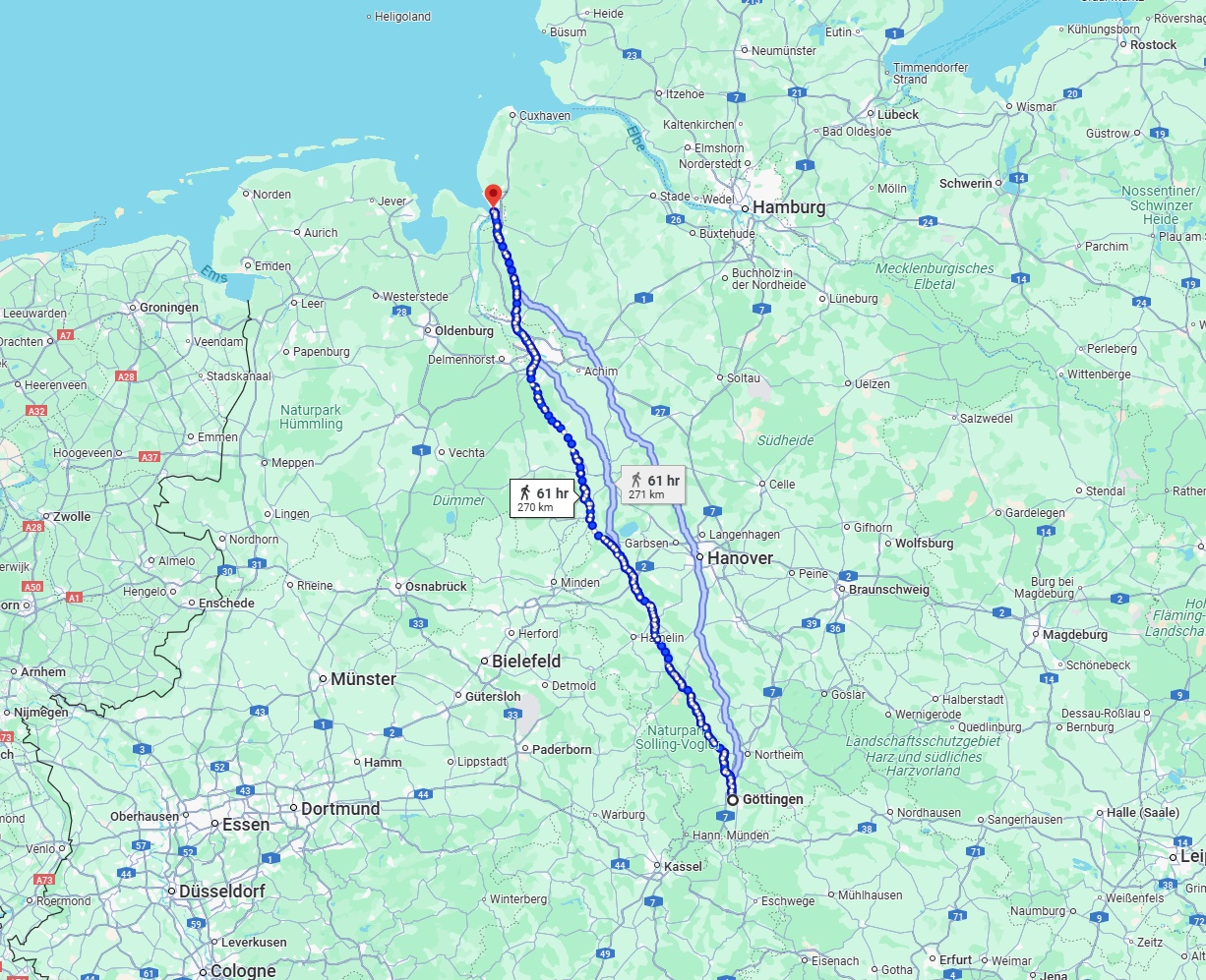 Anreise von Göttingen Zu Bremerhaven Über 