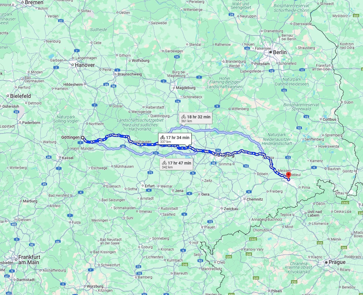 Anreise von Göttingen Zu Dresden Über 