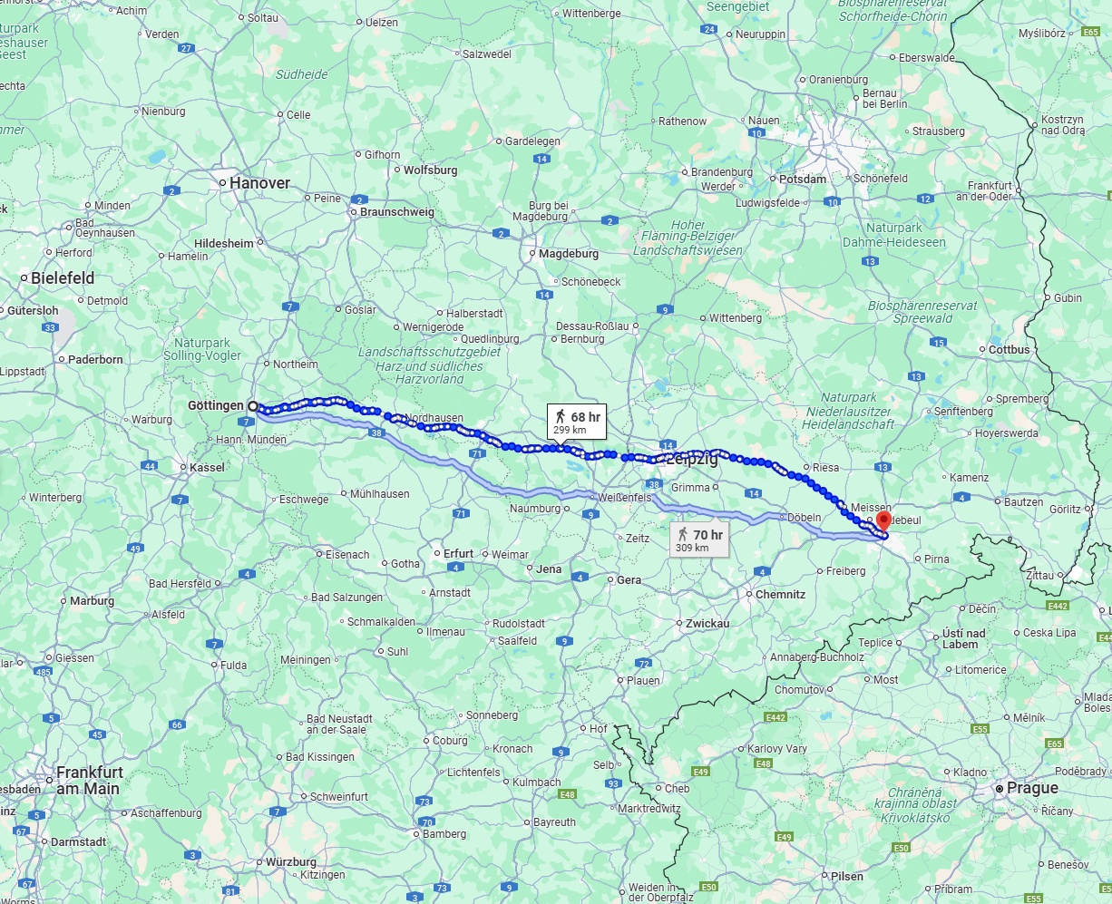 Anreise von Göttingen Zu Dresden Über 