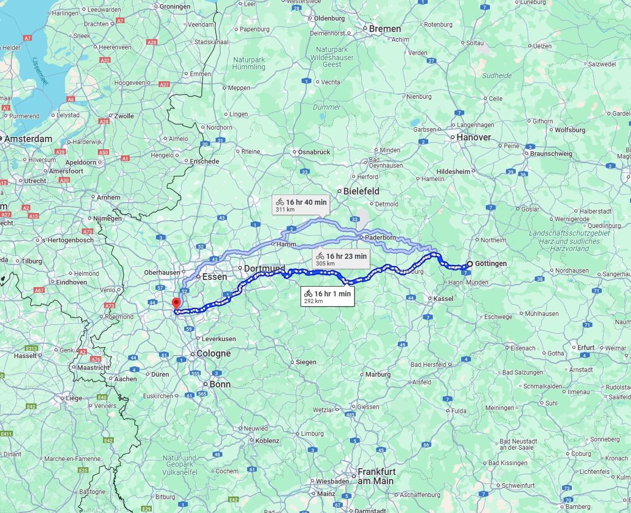 Anreise von Göttingen Zu Düsseldorf Über 