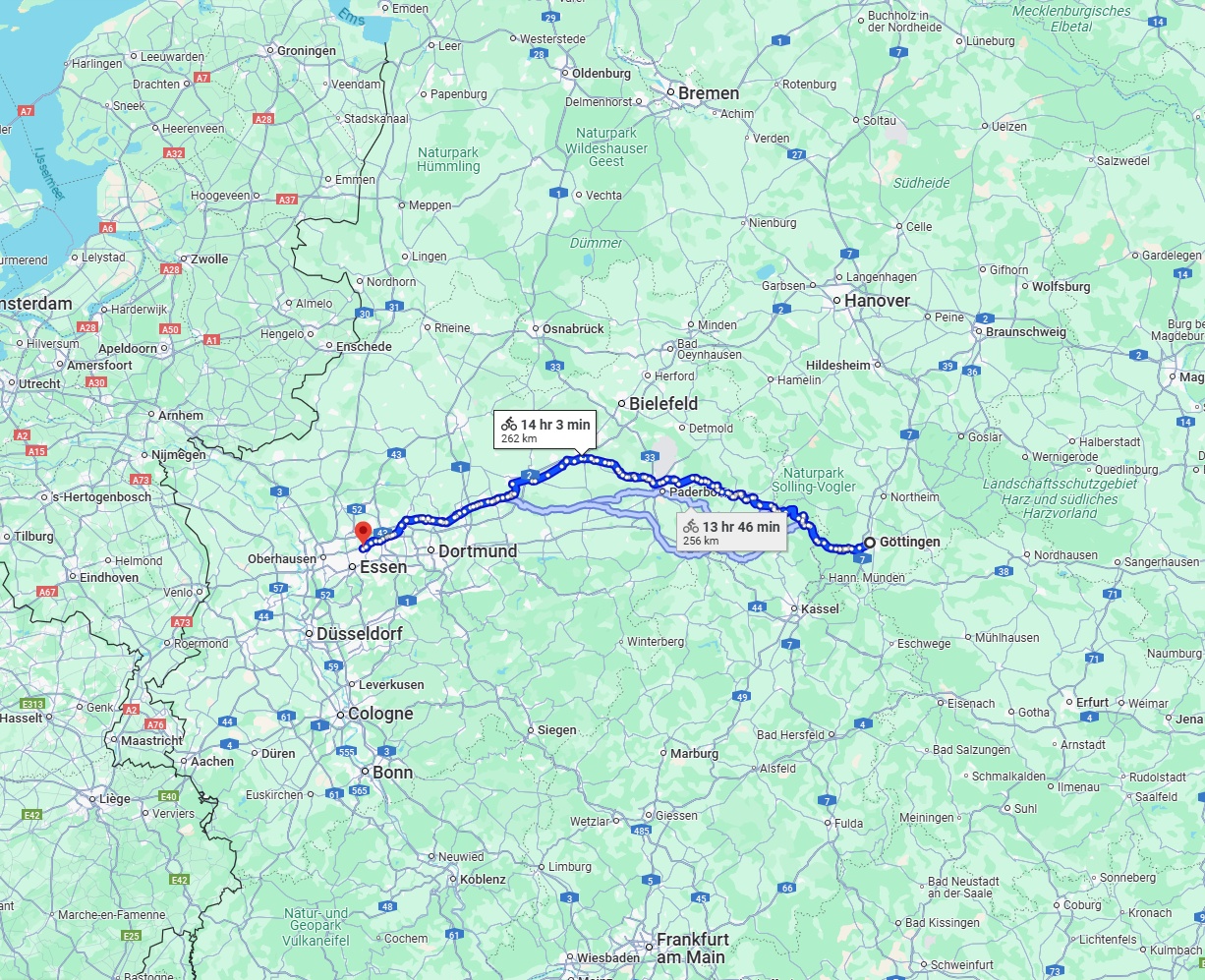 Anreise von Göttingen Zu Gelsenkirchen Über 