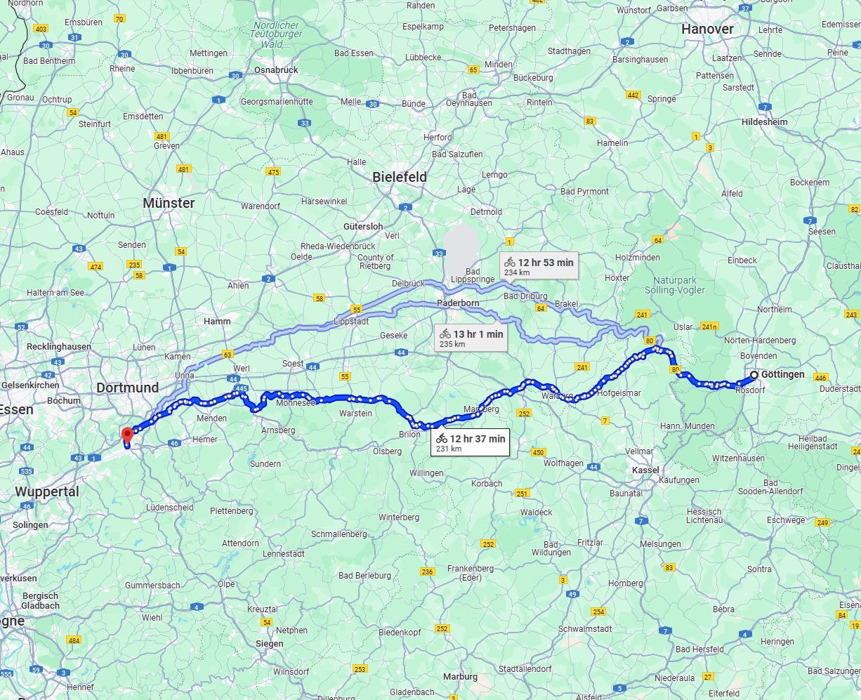 Anreise von Göttingen Zu Hagen Über 