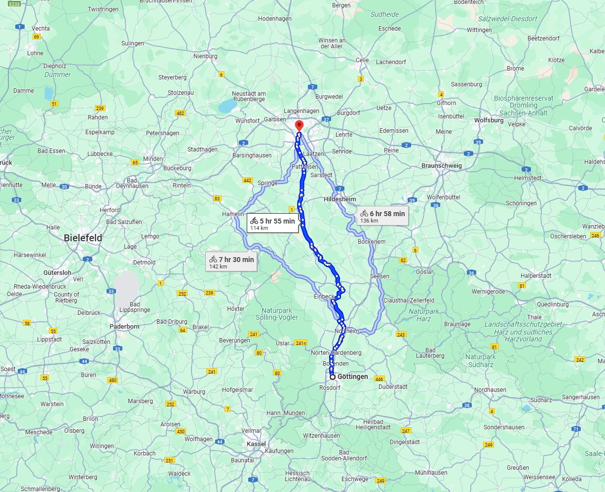 Anreise von Göttingen Zu Hannover Über 