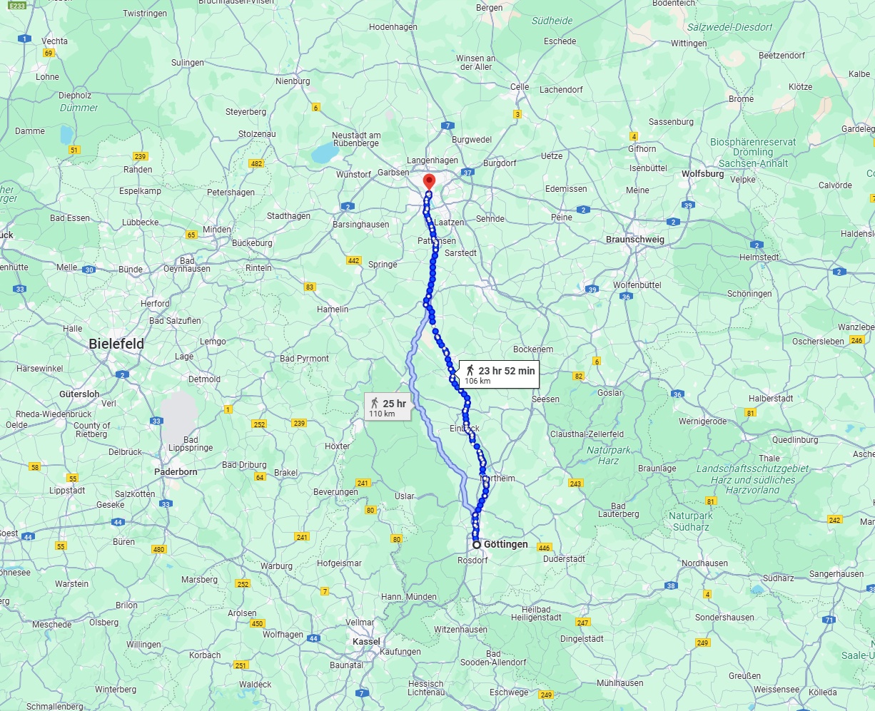Anreise von Göttingen Zu Hannover Über 