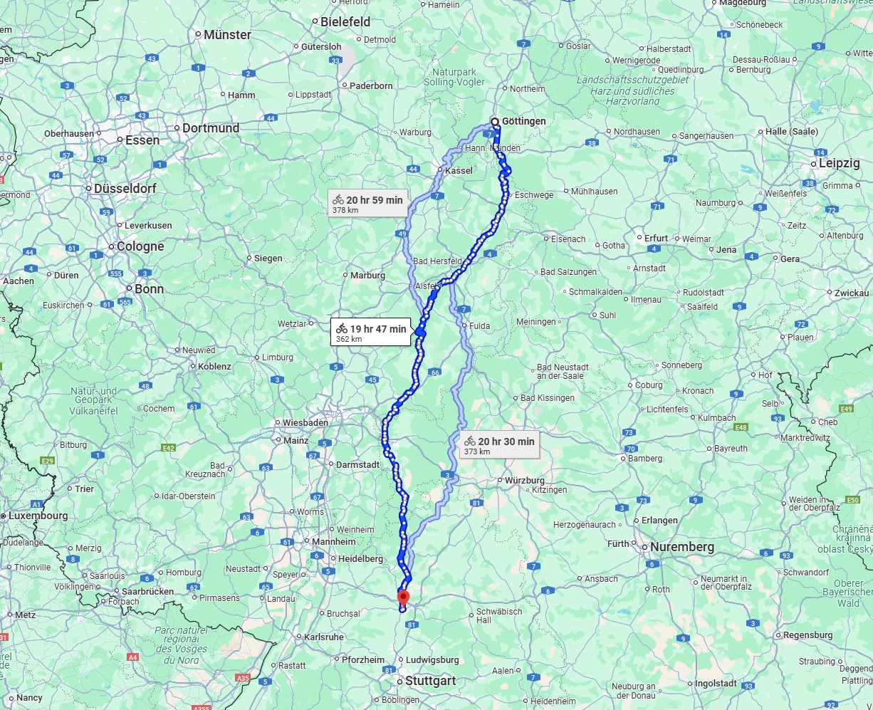 Anreise von Göttingen Zu Heilbronn Über 