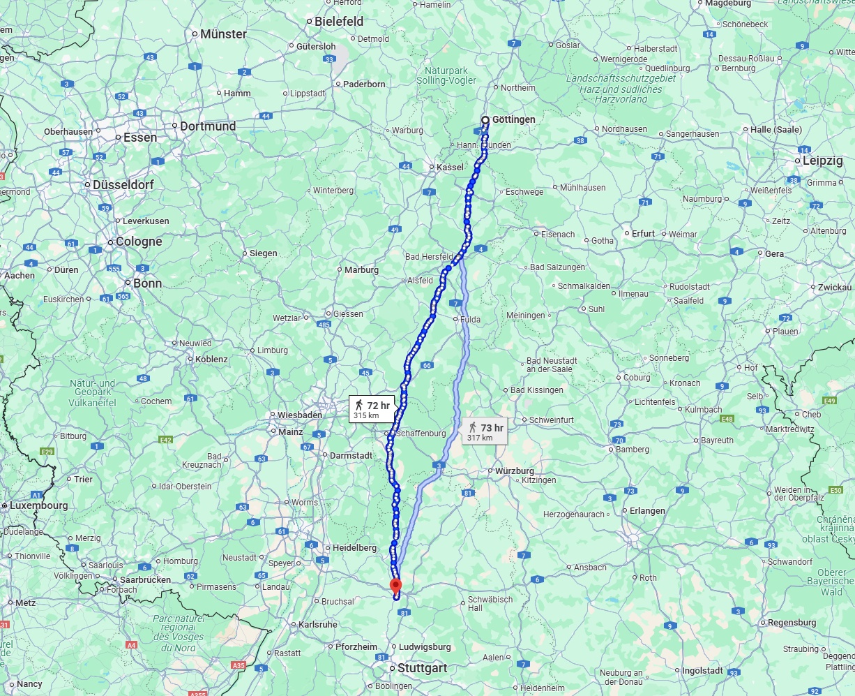 Anreise von Göttingen Zu Heilbronn Über 
