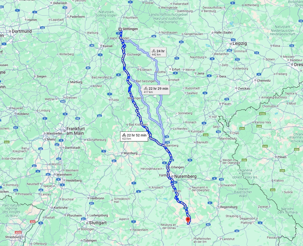 Anreise von Göttingen Zu Ingolstadt Über 