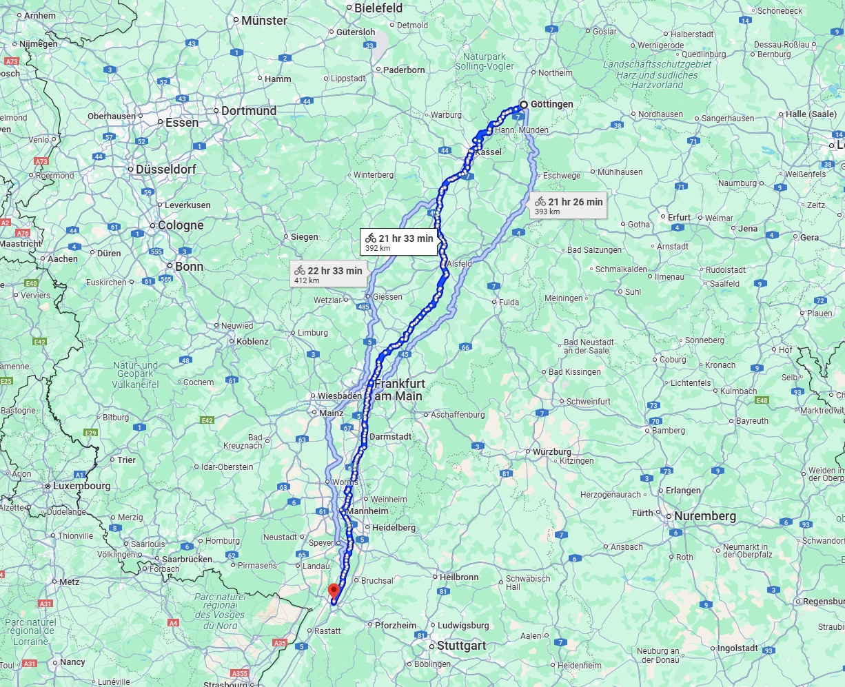 Anreise von Göttingen Zu Karlsruhe Über 