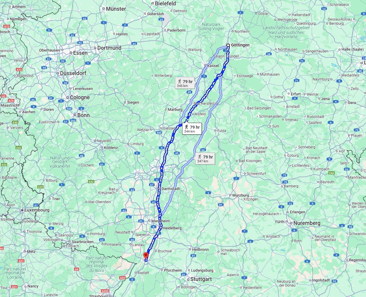 Anreise von Göttingen Zu Karlsruhe Über 