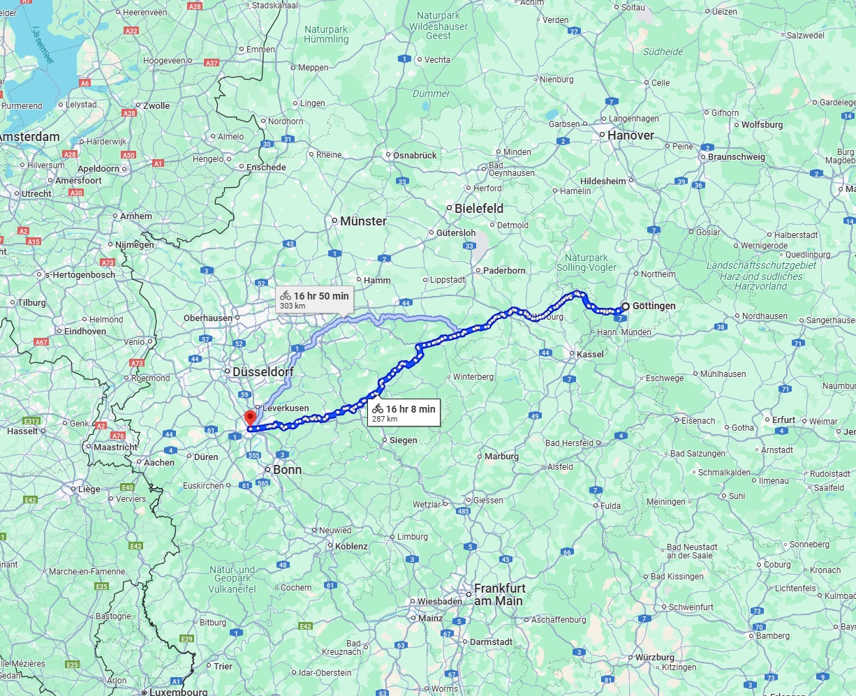 Anreise von Göttingen Zu Köln Über 