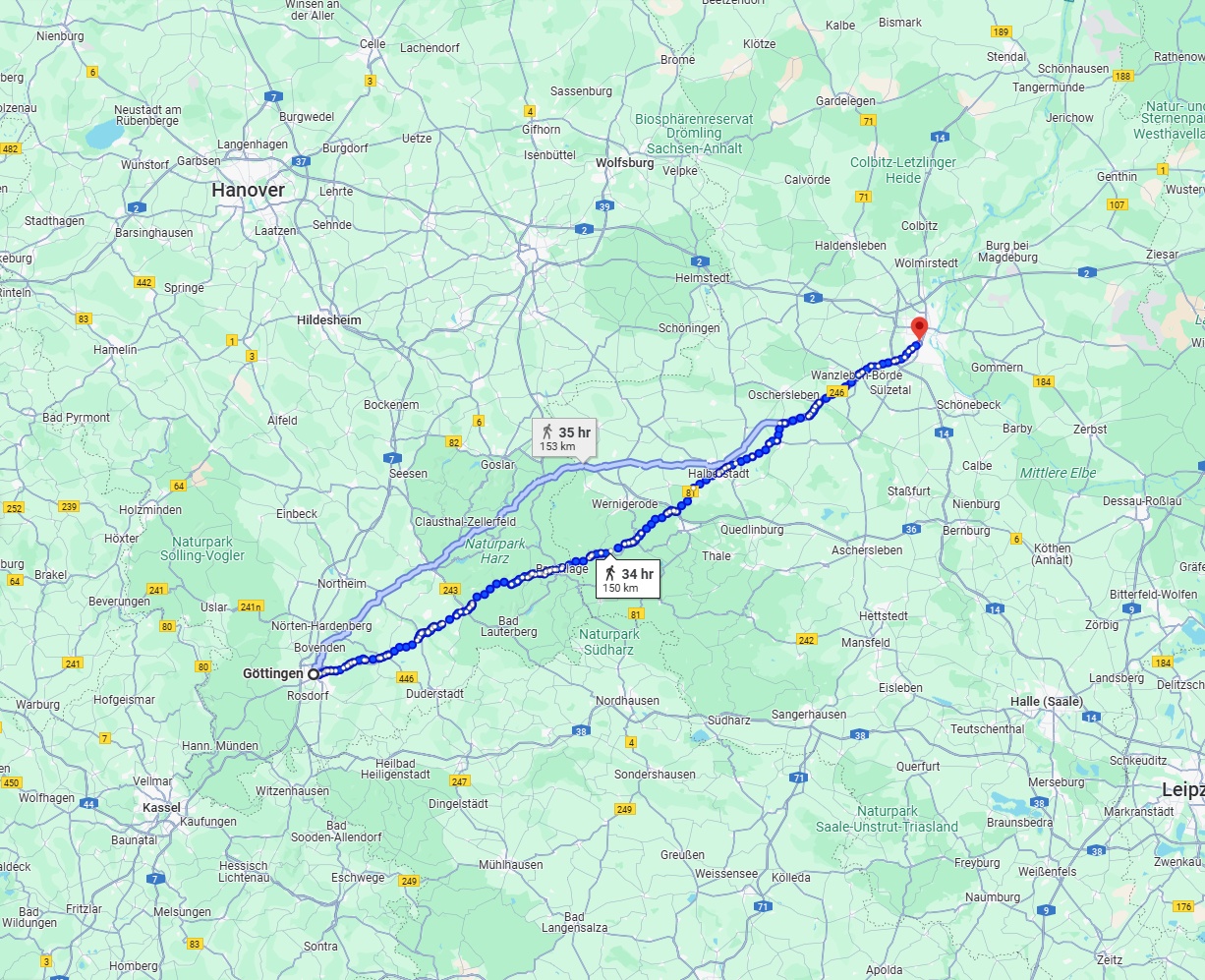 Anreise von Göttingen Zu Magdeburg Über 