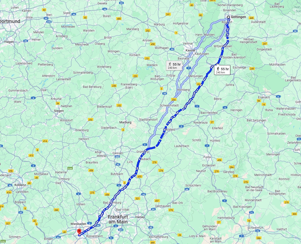 Anreise von Göttingen Zu Mainz Über 