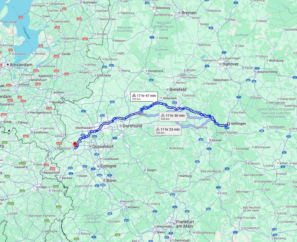 Anreise von Göttingen Zu Mönchengladbach Über 