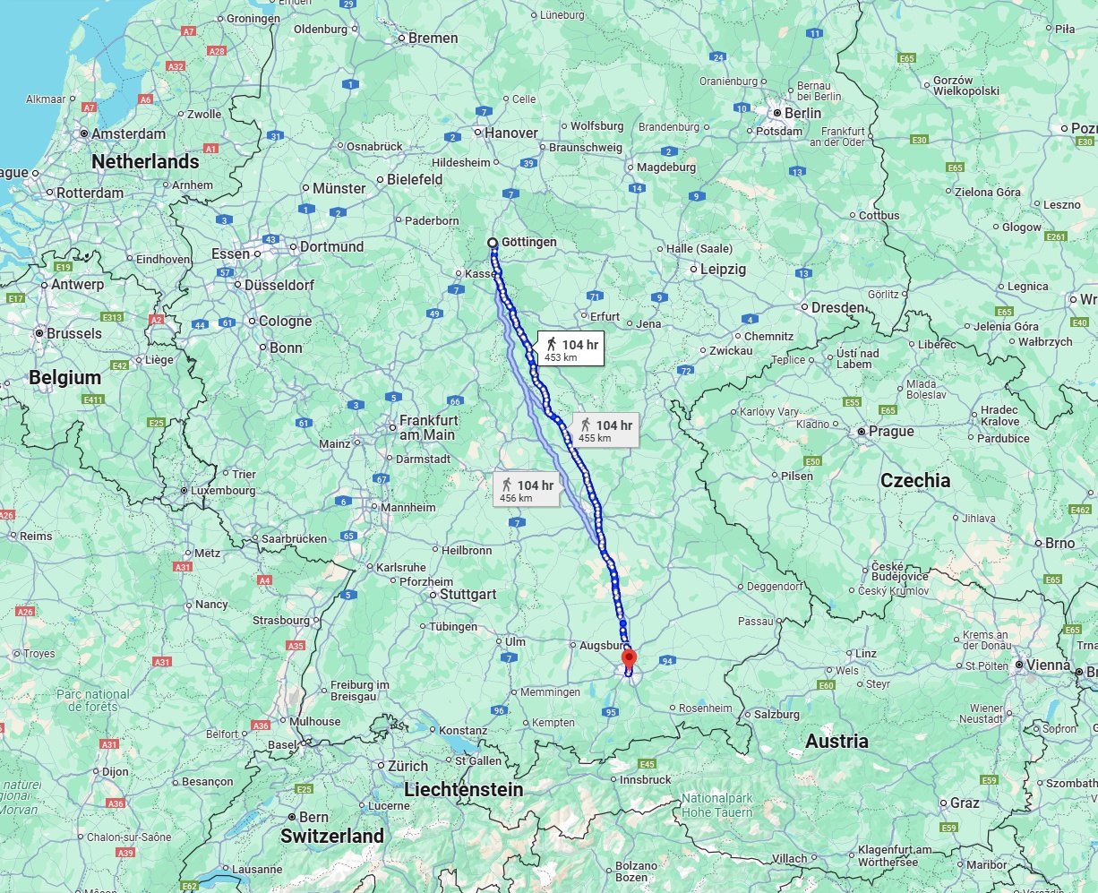Anreise von Göttingen Zu München Über 
