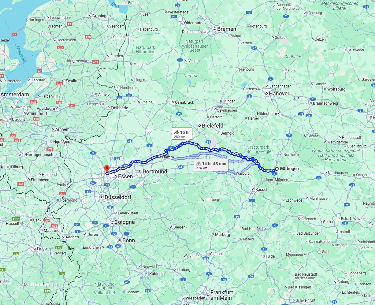 Anreise von Göttingen Zu Oberhausen Über 